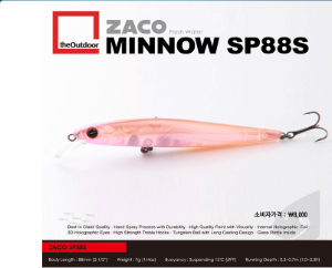 ZACO MINNOW SP88S